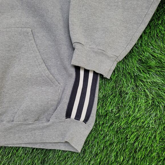 Vintage Y2K Adidas Hoodie Womens Small 22x23 Oversized Crop - Picture 11 of 14